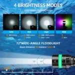SOFIRN SD08 3200lm RGB AUX 21700 Diving Flashlight - Image 3
