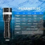 SOFIRN SD08 3200lm RGB AUX 21700 Diving Flashlight - Image 5