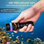 SOFIRN SD08 3200lm RGB AUX 21700 Diving Flashlight - Image 6