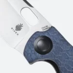 KIZER Sheepdog C01C 154CM 3.3" Richlite Blue Pocket Knife - V4488C3 - Image 5