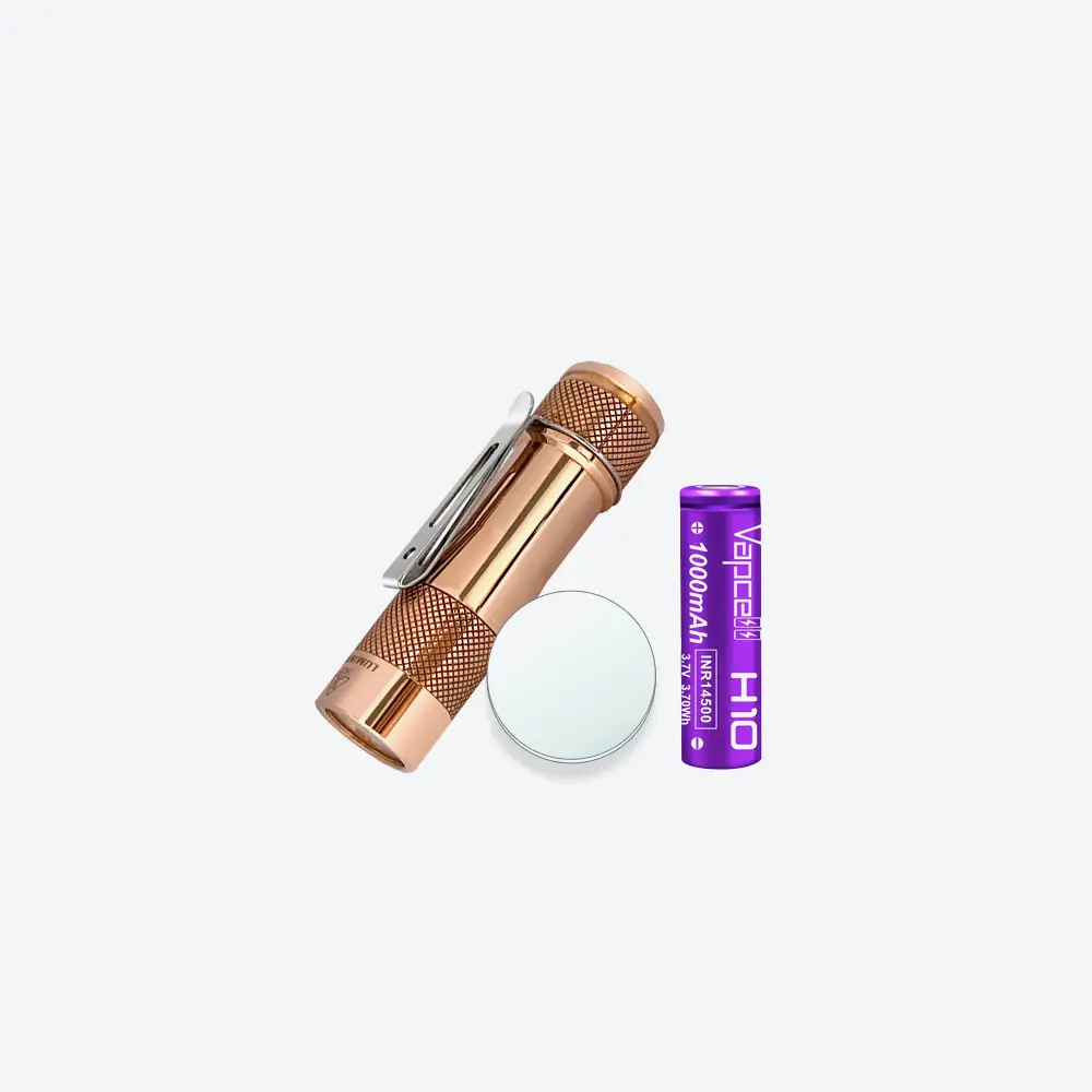 LUMINTOP FWAA Andúril 2 14500 Flashlight - Titanium Copper Bundle - Image 1