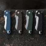 VOSTEED Gator 14C28N 3.74" Folding Knife with Micarta Handle - Wharncliffe - Image 5