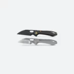 VOSTEED Mayhem M390 3.46" Wharncliffe Liner Lock Folding Knife - Titanium Handle