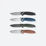 VOSTEED Nitro-V 3.25" Crossbar Folding Knife with Micarta Handle