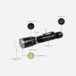 Wurkkos TD03 SFT40 1800lm 353m 18650 Rechargeable Flashlight - Image 5