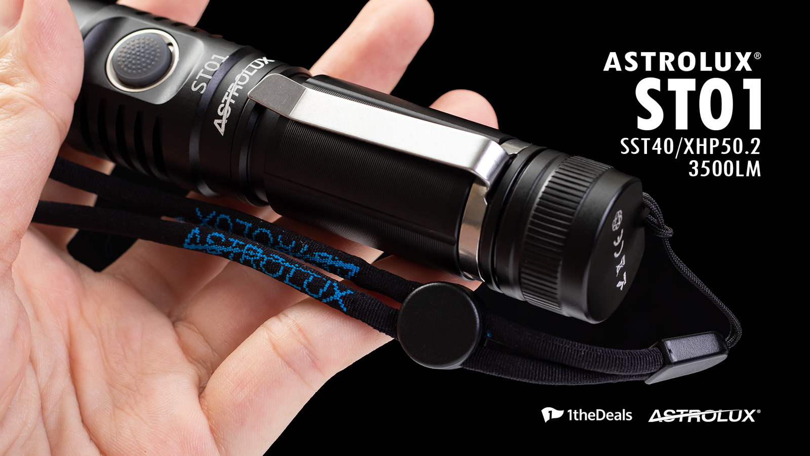 1theDeals Astrolux ST01 Flashlight